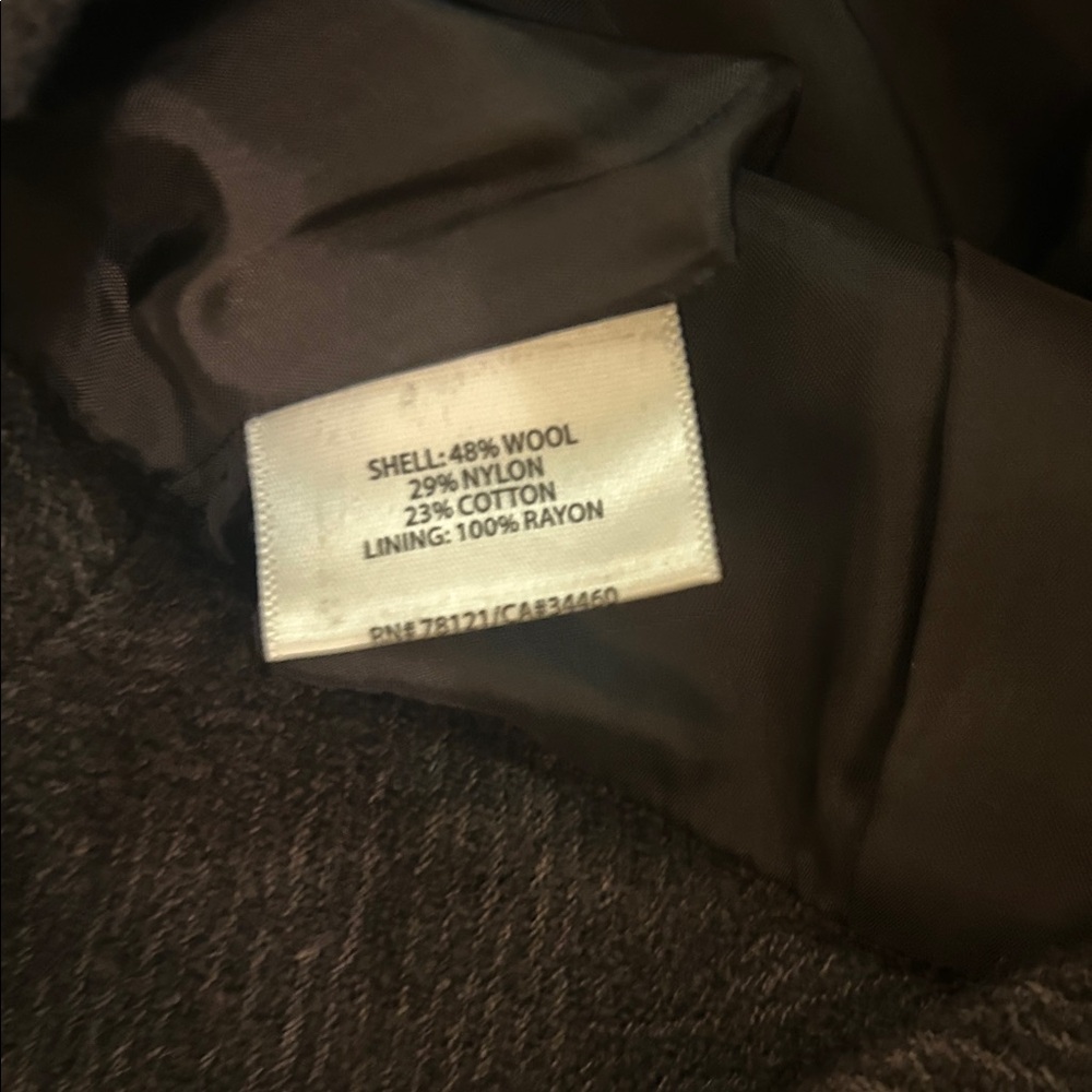 Eileen Fisher Espresso wool blend skirt with pocket. Fall fashion quiet luxury - Picture 5 of 7